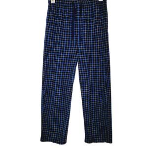 Staford Essentials Blue Plaid Pajama Pants